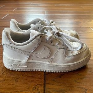 Nike air force 1 white (kids size 12)